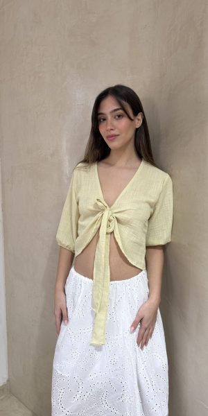 25111 BLUSA RIHANA - pistacho
