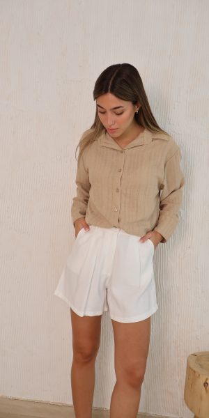 25080 CAMISA NINA - amarillo