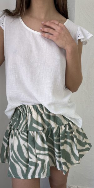 25154 MINISHORT ESTAMPADO - verde