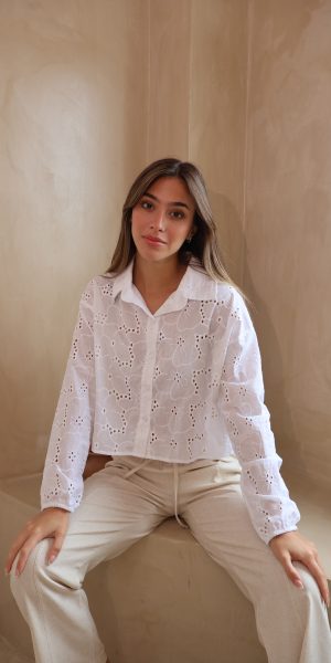 25227 CAMISA ALBA - blanco