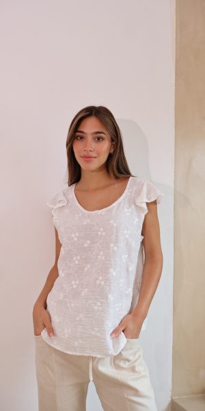 25223 BLUSA VICTORIA - blanco