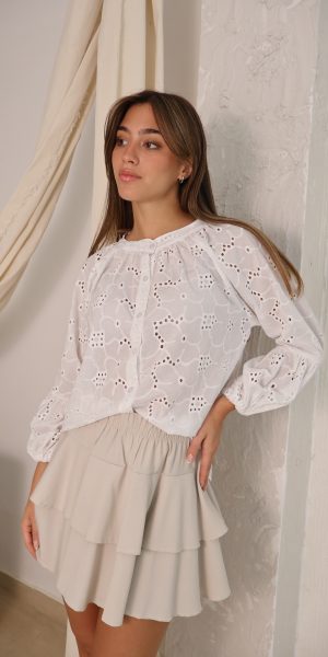 25097 CAMISA BIANCA - blanco