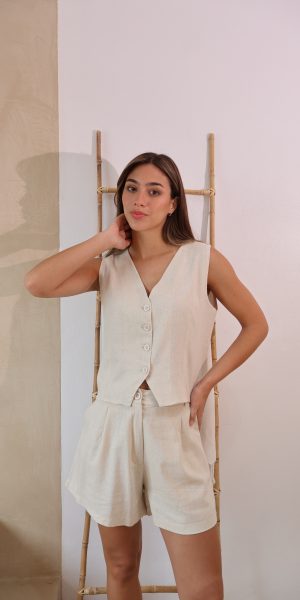 25047 CHALECO NURIA - amarillo