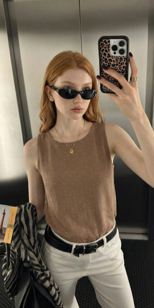 26089 BLUSA PAULO - chocolate