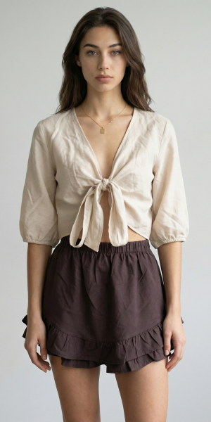 26011 MINISHORT JAZ - beige