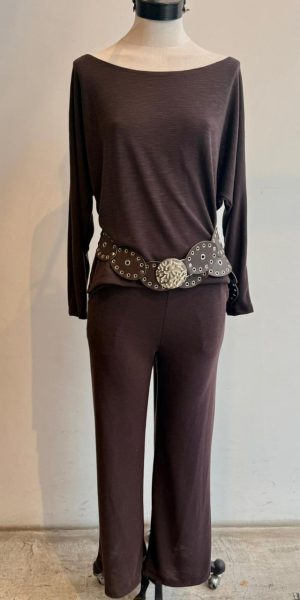 26031 PANTALON IRMA - chocolate