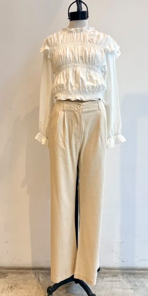 26132 WIDE LEG MOROCCO - blanco